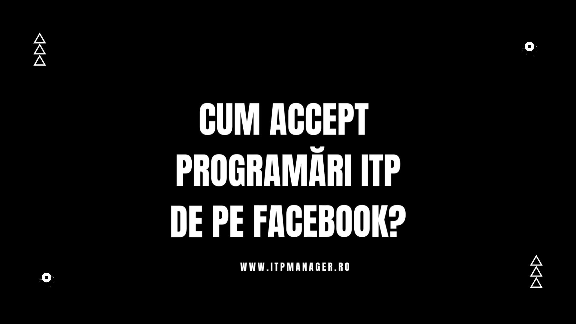 Cum accepti programari ITP online pe facebook.